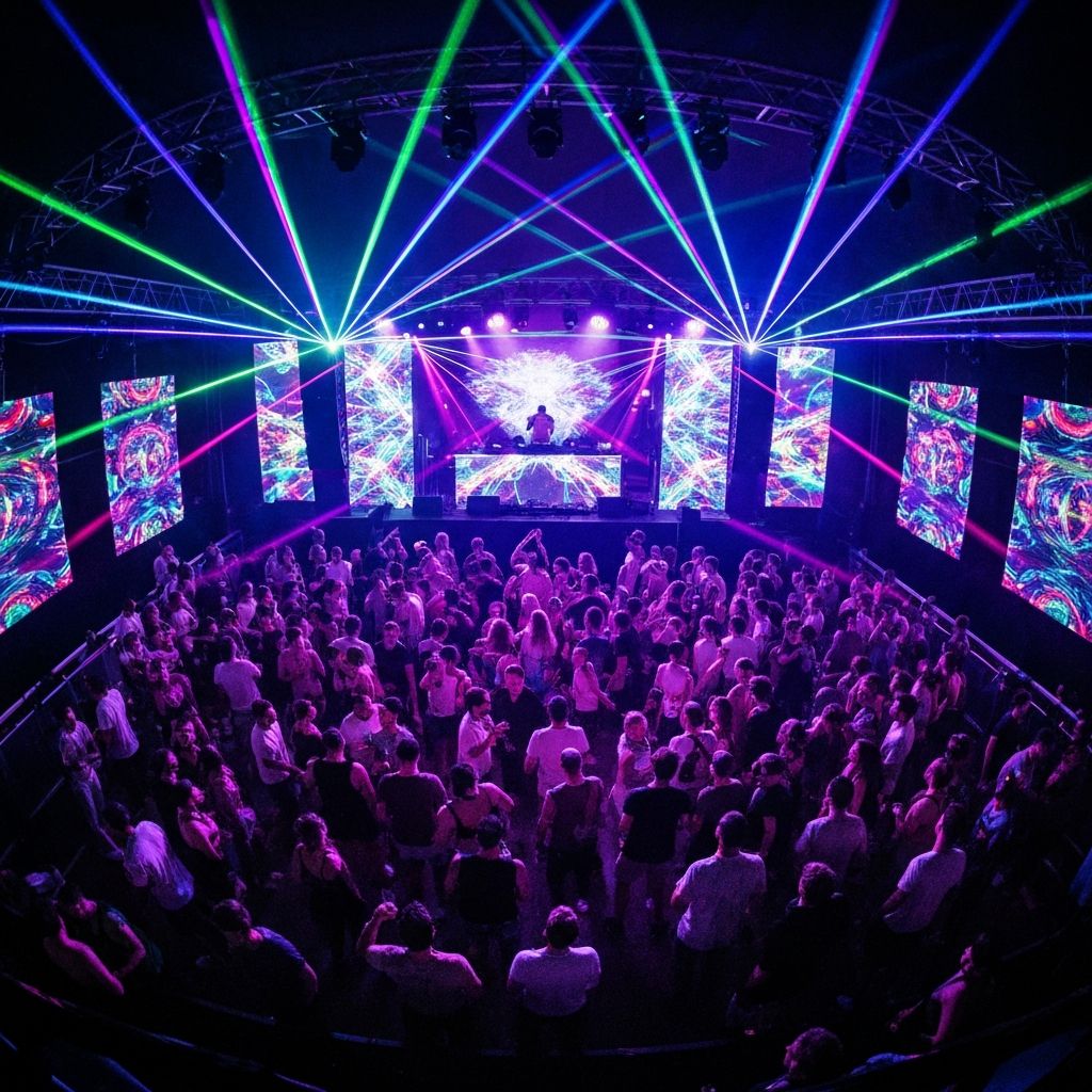 Танцпол на psytrance фестивалі - різноманітність стилів та енергія